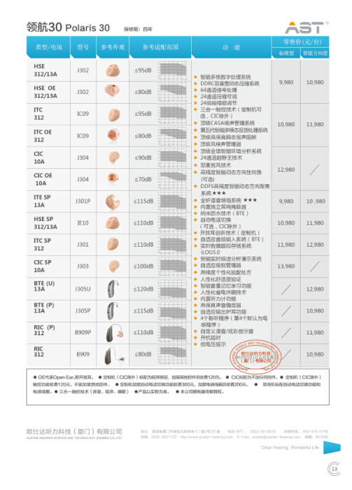 【欧仕达】领航30