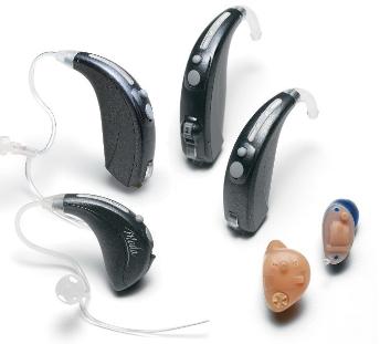 不同外形的助听器的区别